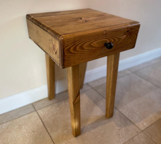 Side / Bedside Table with Single Drawer