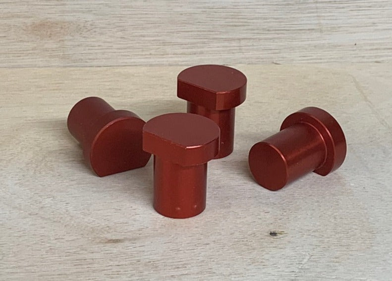 Bench dogs for woodworking and holding material