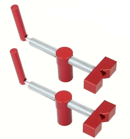 HDS Bench Dog Vice Clamp Aluminium Red (Pair) | Vertical Clamping