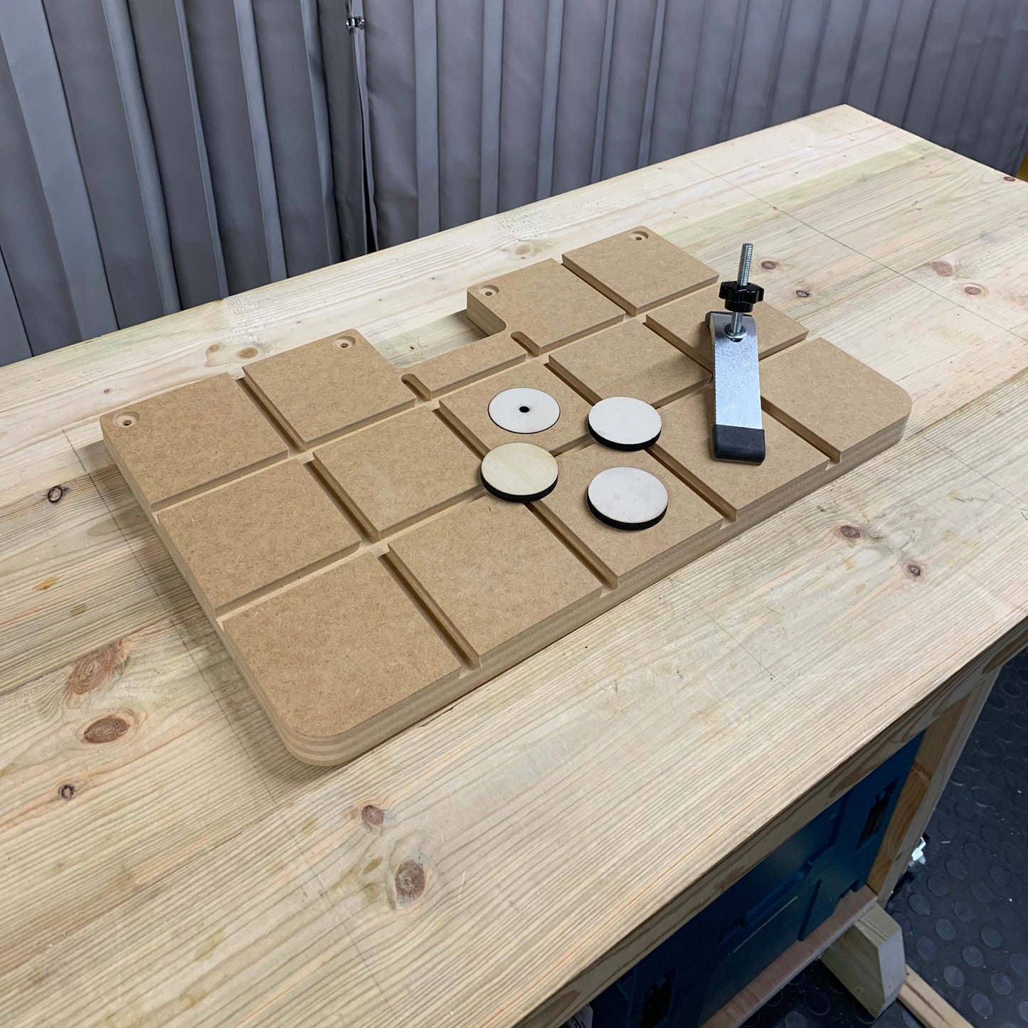 HDS Drill Table Top Starter Pack with Low Profile Track Clamps and Zero Clearance Inserts – Whaley Woodworks