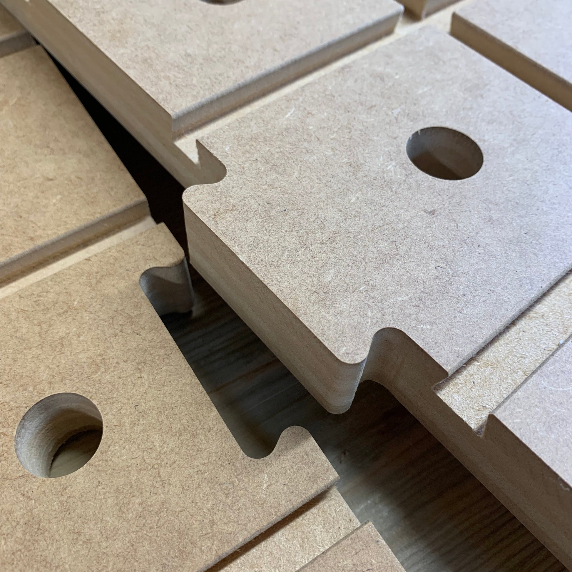 HDS Workbench Top – precision connection joint detail, hold down system workbench top, made in the UK