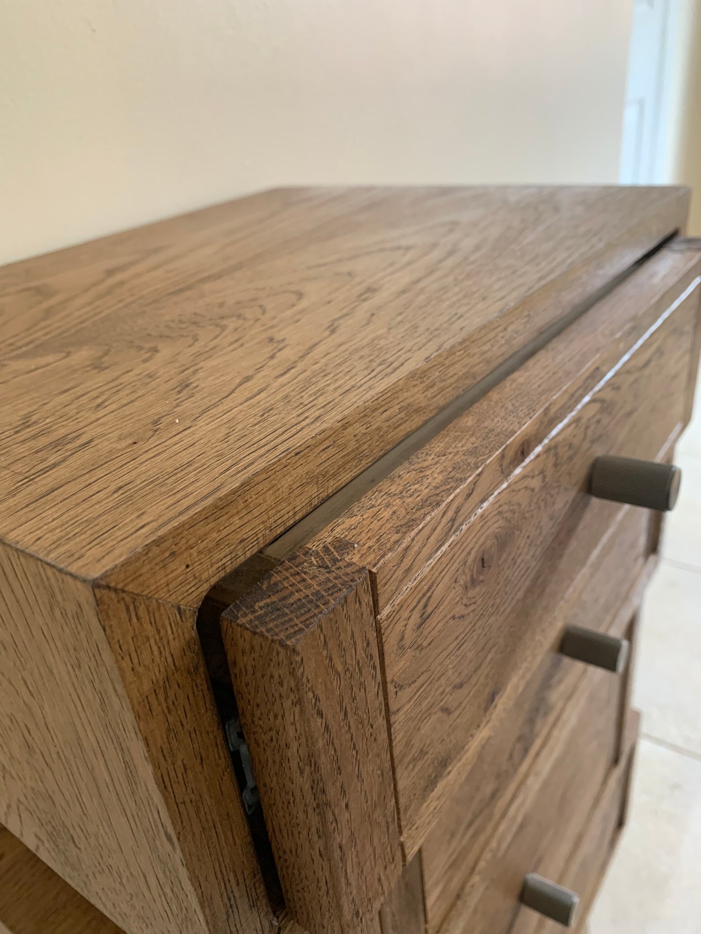 Zig Zag Offset Drawers in Oak