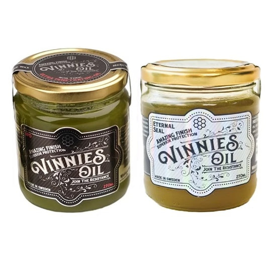 Vinnies Oil 2K System UPO and Eternal Seal bundle non-toxic wood treatment 55m2