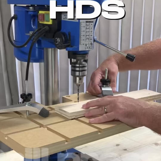 HDS Drill Table Top setup and use demonstration on pillar drill – Whaley Woodworks