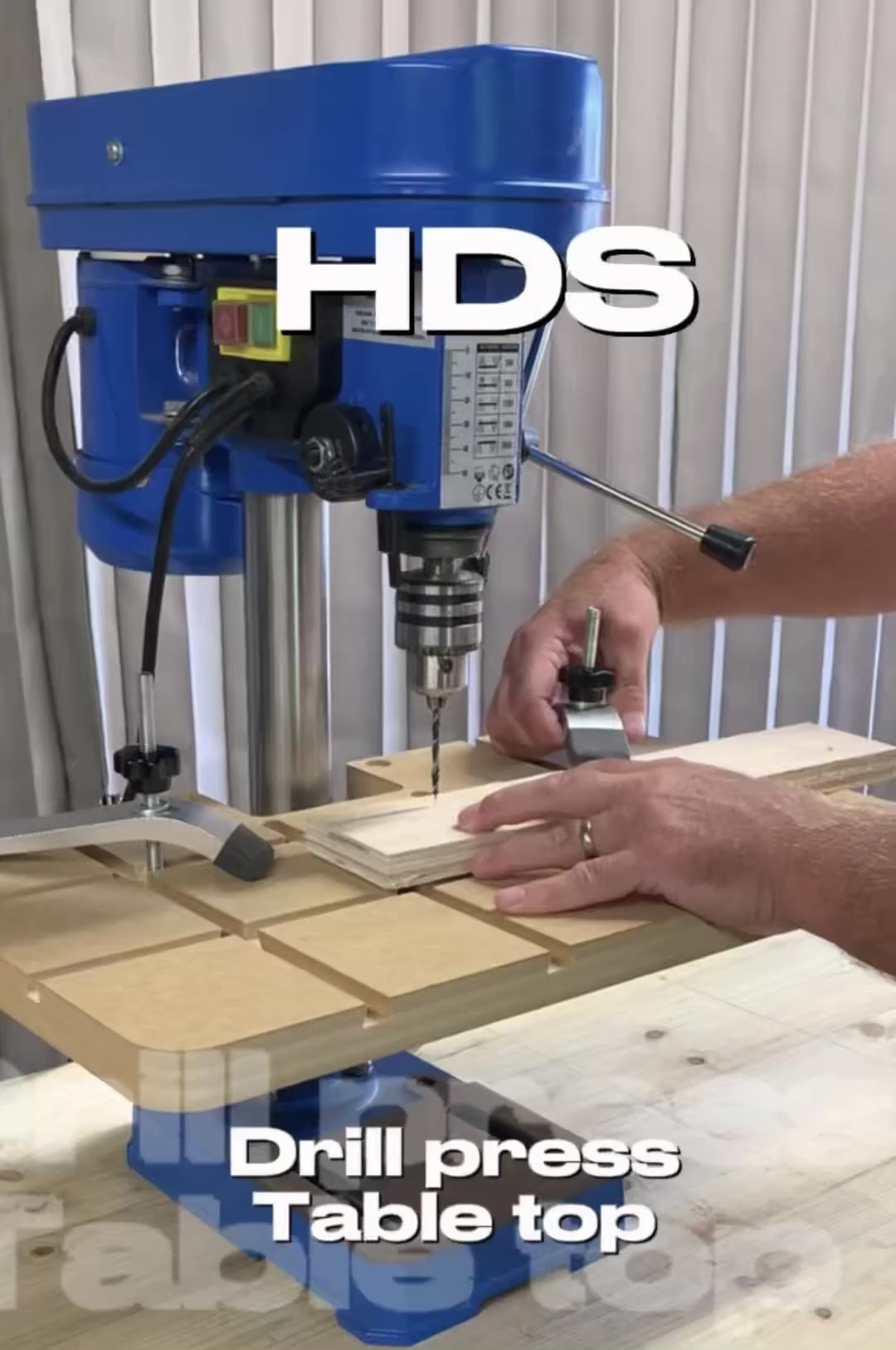 HDS Drill Table Top setup and use demonstration on pillar drill – Whaley Woodworks